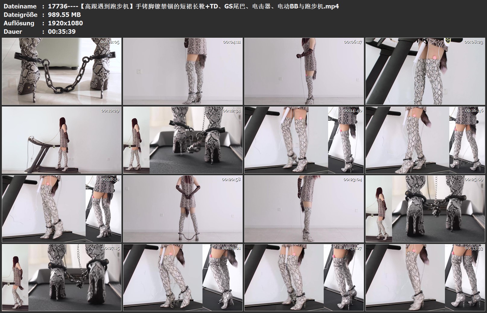 17736----【高跟遇到跑步机】手铐脚镣禁锢的短裙长靴 TD、GS尾巴、电击器、电动BB与跑步机.jpg