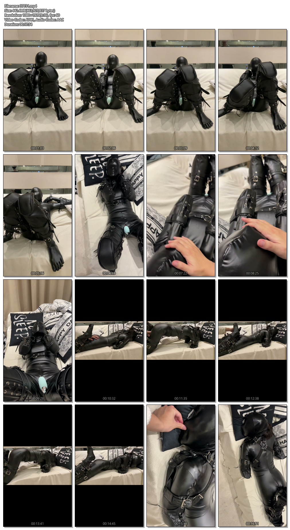 37731----【不吃梨】（k9pu皮zentai放置强高呼控）被k9强制束缚为人形犬调教？四肢无.jpg