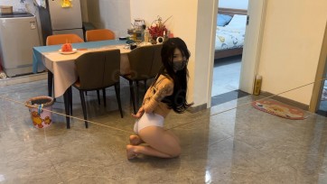 【欢乐谷原创】内衣走绳秀