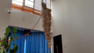 【一绳所爱】小花影拘束袋紧束高高悬吊