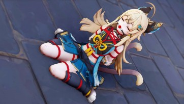 【3D动画】把猫猫绑起来不让她送快递