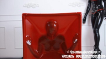 【FSS工作室】乳胶女王真空柜强高调叫 百合调教 重装乳胶女王 极致拘束 长靴 真空柜 呼吸抑置 真空拘束 强高 极致奴役