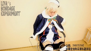 【莉雅】黑saber（圣诞）COSPLAY 不同丝袜的堵嘴实验