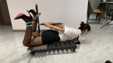 【涵涵】教师装 调教刑架K9拘束架驷马固定架yang具固定 口枷口水直流快乐棒GC