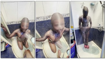 【水墨原创】丝袜全包沐浴