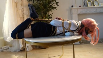 【叶沫沫】“面罩少女与翻花绳”第一期 （捆绑SP）