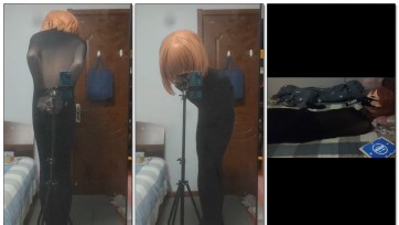 【kigurumi】丝袜全包逃脱失败，放置震动强高惩罚