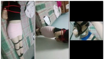 【理想与现实】入室捆绑，内衣棒棒