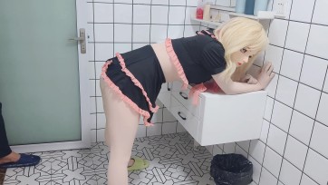 【黎梦LEEDM】洗漱台前被后入的梦~感觉太棒了
