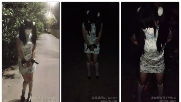 【栗栗子原创】《惩罚堕落小M 01》户外强高、路边失禁、携带快乐蛋出门、双马尾、白丝、高跟鞋、户外调教、反复强高~