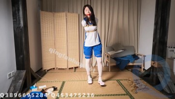 【象人工作室】【花花】口球欧式直臂捆绑，转圈穿丝袜！