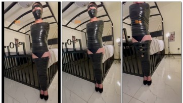 【路由紧缚】黑胶带紧缚