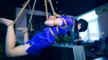 【胜景影视】旗袍女M的单腿吊