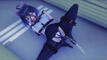 【3D动画】SM监狱（奴隶少女的惩罚日常）对于不听管教的少女那又该怎么办呢？那当然是狠狠惩罚了！