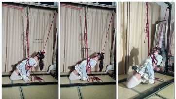 【坎喵】白丝猫耳女仆折腿驷马仰吊放置超强斐济杯强高