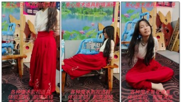 【束心工作室】小雨古装汉服五花捆绑简单剧情