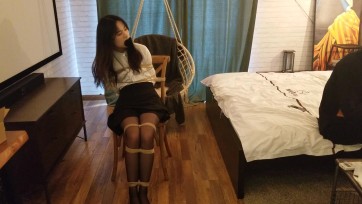 【长丝手套】美女葡萄的绸缎白手套体验（下部）