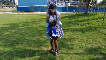 【晓鹿绳艺】【刻晴的恐惧】盲盒服装  这次大胆的刻晴居然直接被吓哭了！！