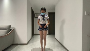 【涵涵】龟甲缚+欧式直臂 开档白丝