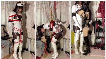 【灵宁】黑白皮衣姐妹的玩耍