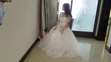 【一往情深】恋足情景剧《婚纱丝足的诱惑》