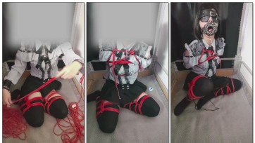 【lyn】男娘宿舍自缚，平板锁，前列腺按摩器