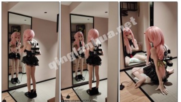【陌苏Master】kigurumi在限制呼吸的负压瓶里加入神秘绿色液体上头后自我玩弄
