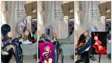 【灵宁】夜阑&申鹤的SM玩耍 cos向--下（双伪娘）