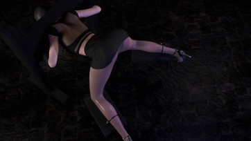 【3D动画】（被抓捕的女特工）绝美女特工被当街抓捕，关进了严酷的地牢里被炮机一遍又一遍地进行激烈的审讯