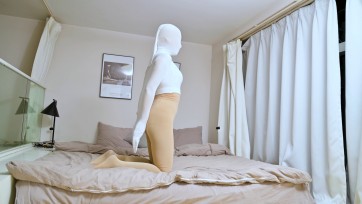 【红鲤鱼】一条白色连裤袜+四条白色丝袜睡袋+一条白色912针丝袜睡袋