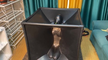 【黑魔法师】夕违反隔离规定想要逃跑，主人黑魔法师对汐的严厉惩罚调教，真空柜的严厉拘束和压榨调教。(真空柜强制隔离，郊狼100档惩罚）