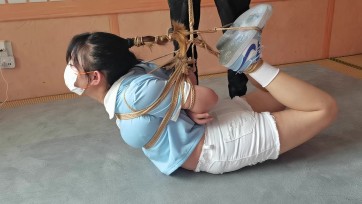 【一绳所爱】佩琪极限驷马 双脚倒吊