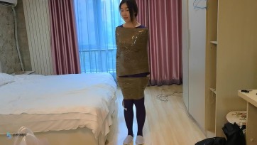 【JS】【艾菲】胶带木乃伊游戏/捆绑/丝袜连体衣/棒棒刺激