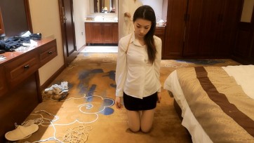 【束缘阁】诺米肉丝 走绳 丝袜堵嘴 椅子上