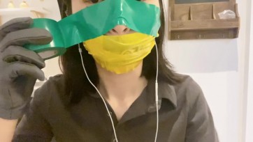 【默示录】【小泪】对ASMR挺感兴趣，自己玩胶带贴贴贴~