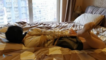 【JS】【媛媛】 超紧直臂 肉丝驷马 假YJ口塞 TK