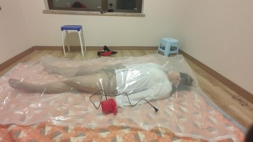 【旺仔原创】灰丝媳妇真空袋闷绝