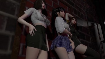 【3D动画】（站街女的街边束缚）下班无事在街边挑选一位OL丝袜站街女，满足一下紧缚的癖好