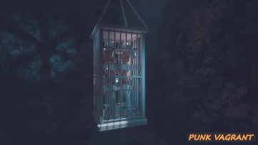 【3D动画】《奴隶物语-养成之初》，拘束类原创CG动画，帅气女王，BDSM双男M，地下室牢笼拘束奴隶养成+木乃伊床上抱枕