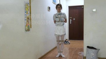 【子衿原创】千千 中华娘白丝五花挣扎口球口水