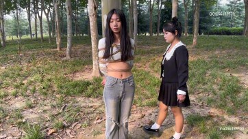 【龙飞绳艺】大学生演绎剧情【逼问员工公司机密文件】捆绑 押赴，tk 逼问