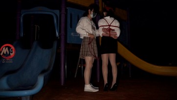 【MS绳艺馆】坎喵安宁 开着郊狼，项圈连接着小电驴，来锻炼锻炼身体