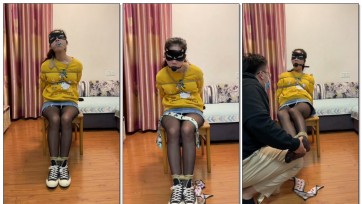 【zhangyang】休闲装堵嘴挣扎