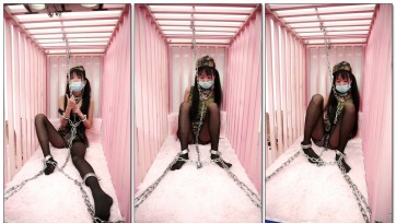 【冷与贝】定拍女特务，笼中铁链拘束放置挣扎