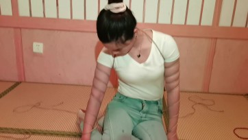 【一绳所爱】爱绳挑战极限五花紧绑放置