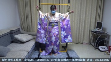 【新月原创】【玉箫】 COS FGO FATE 型月美杜莎Lily 浴袍走绳 大字站绑