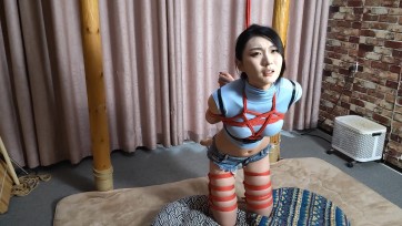 【随心原创】苏樱怒化训练2 单腿膝盖吊 驷马吊起 无尽的口水