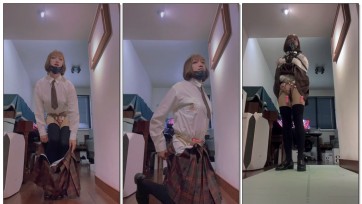 【Saber_大小姐】【saber大小姐/优等生JK】久违的涩涩，自缚JK+口塞，优雅的乖乖女也有另一面