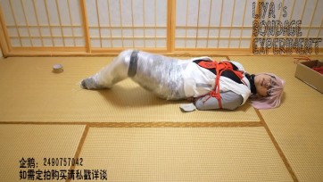 【莉雅】秋老虎的热调教 玛修 cosplay 保鲜膜、棒棒、强高、团缚、黑丝