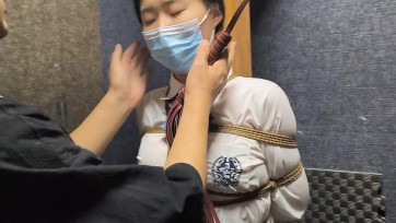 【雨辰工作室】珊珊 立柱绑缚羞辱 JK 肉丝 TK SP 手拍 散鞭 凌辱 虐胸 虐阴